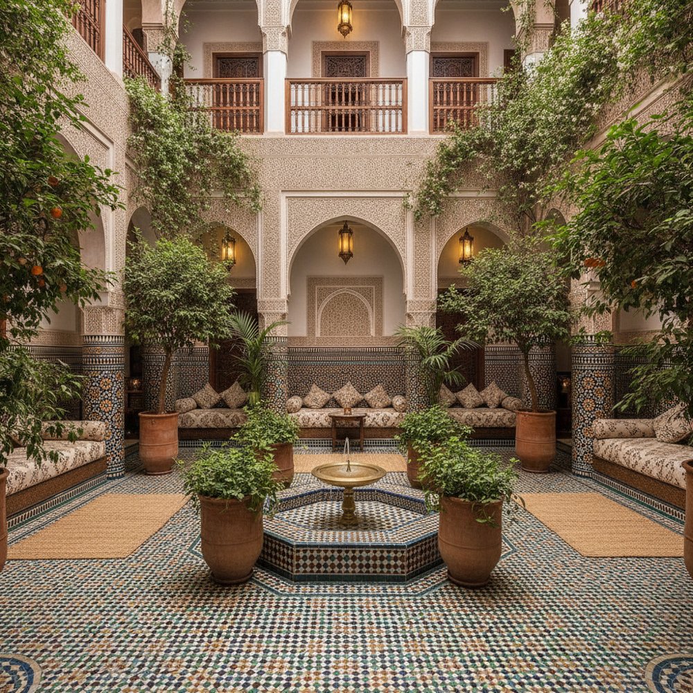 Riad authentique 5 chambres — Médina Marrakech