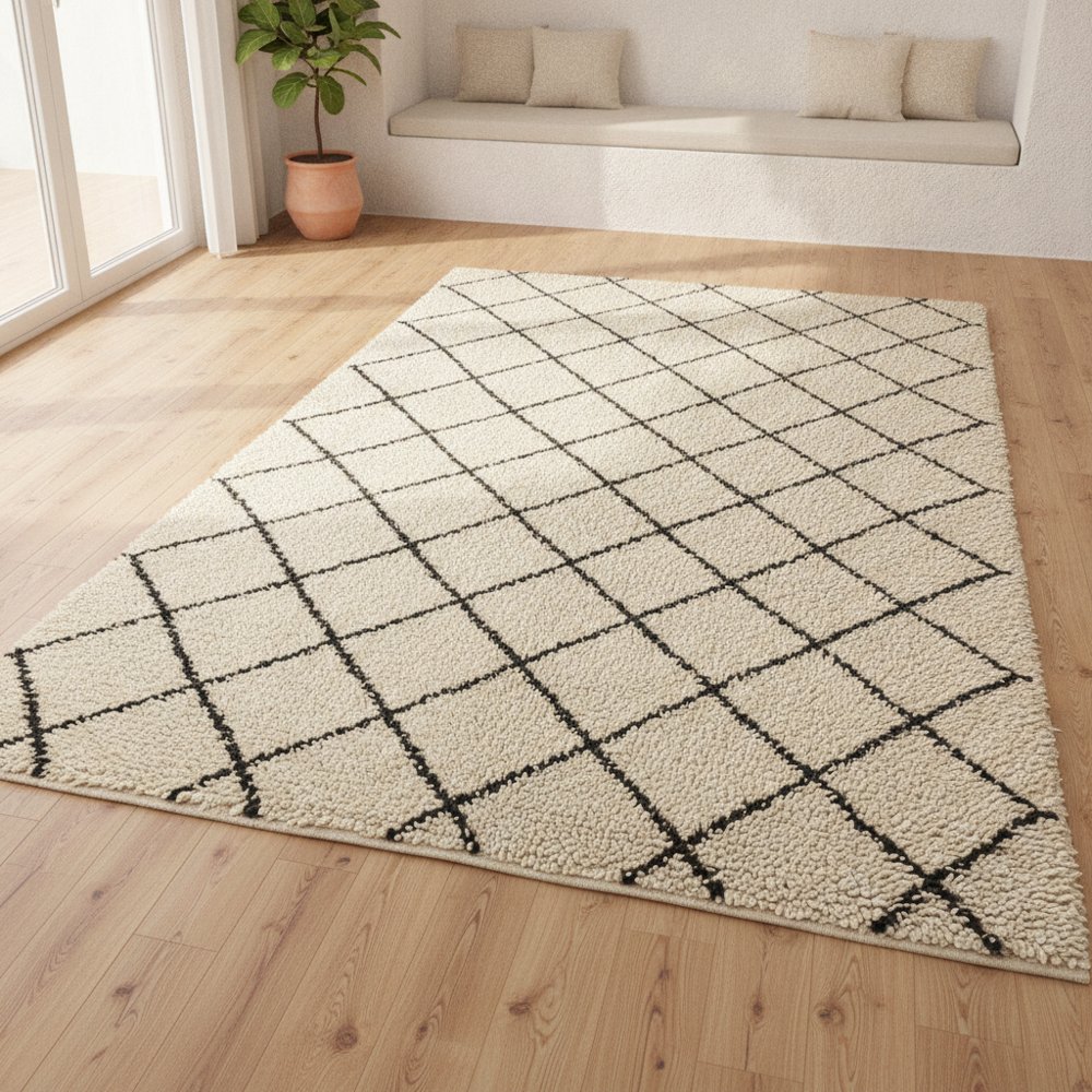 Tapis berbère Beni Ouarain 2.10 × 1.50 m — fait main